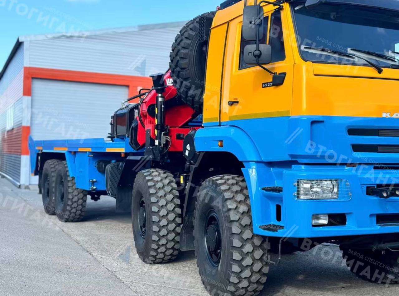 Автомобиль специальный для транспортировки блока манифольдов на шасси КАМАЗ 6560-53